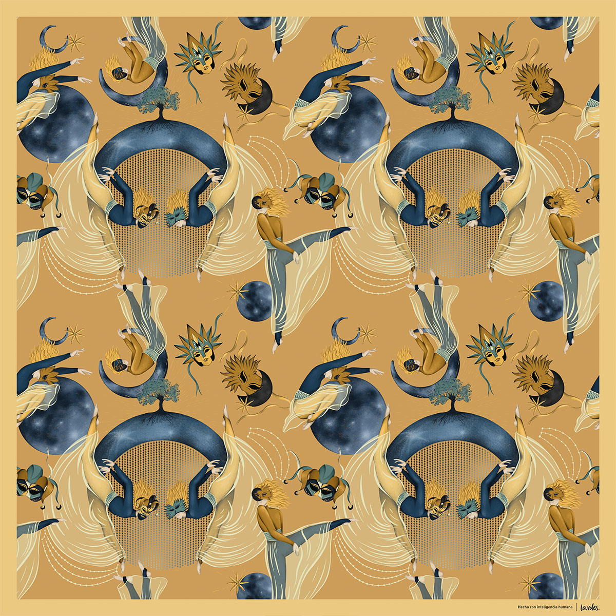 Pañoleta NiñaLuna grande