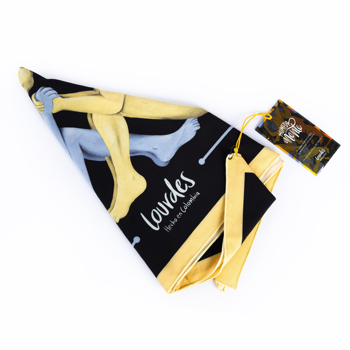 Pañoleta Enroscados Amarilla